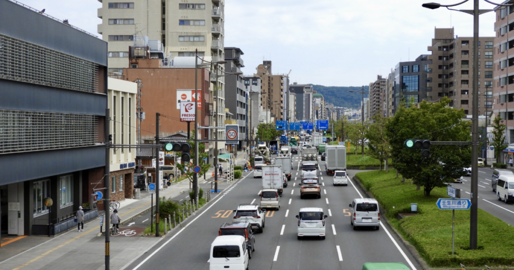 京都の道路